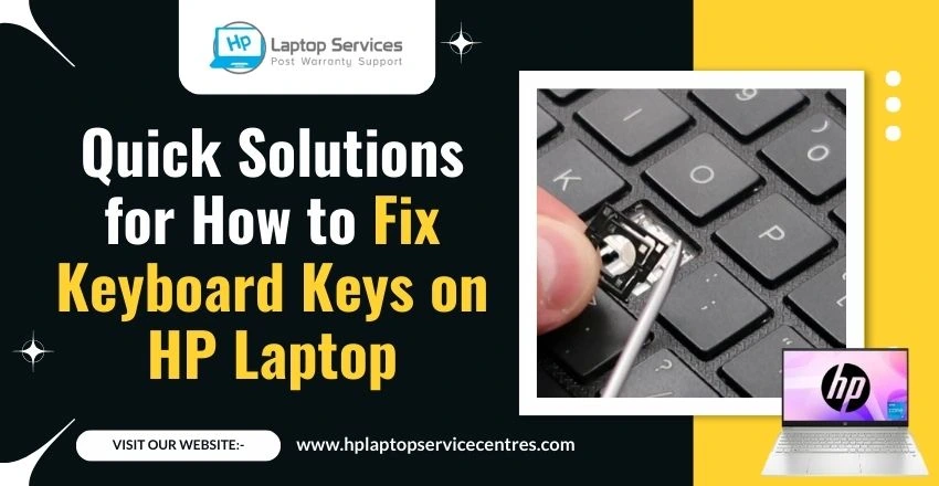 how to fix keyboard keys on hp laptop