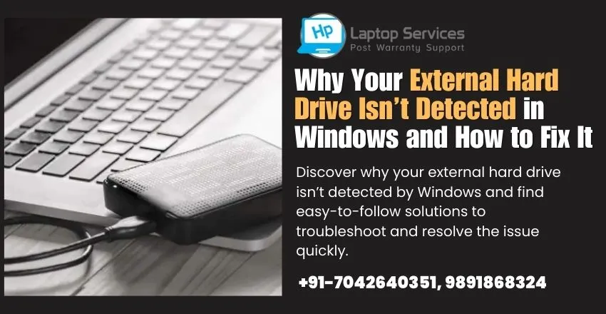 External Hard Drive Isn’t Detected in Windows