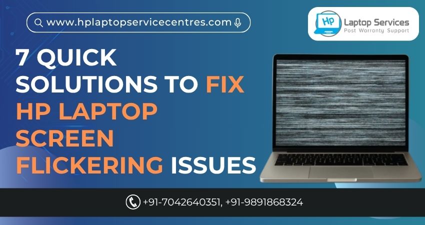 Fix HP Laptop Screen Flickering Issues