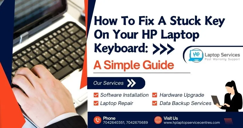 Fix a Stuck Key on Your HP Laptop Keyboard