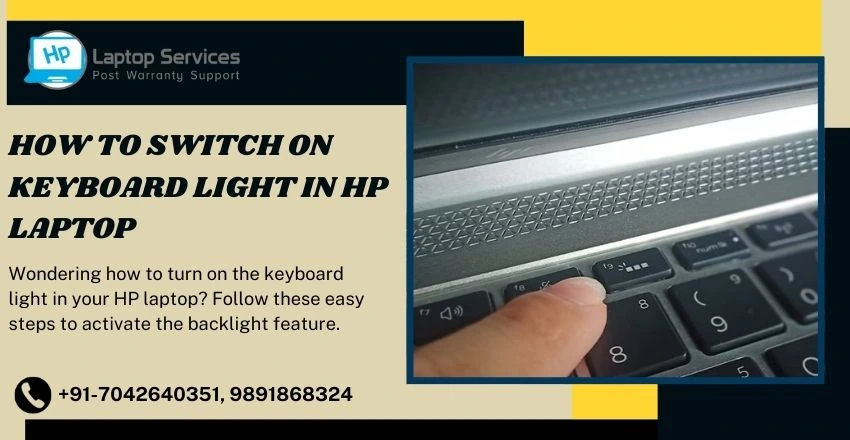 How to Switch On Keyboard Light in HP Laptop | 2025