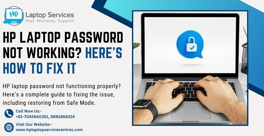 HP Laptop Password Not Working