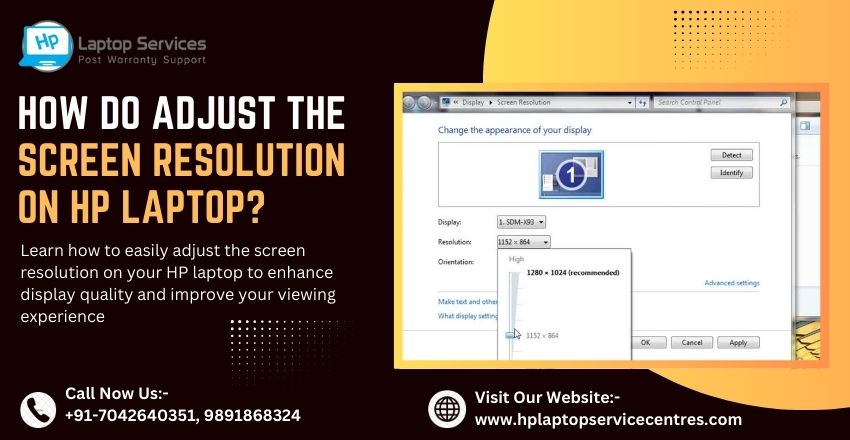 Screen Resolution On HP Laptop